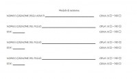 Modulo Iscrizione